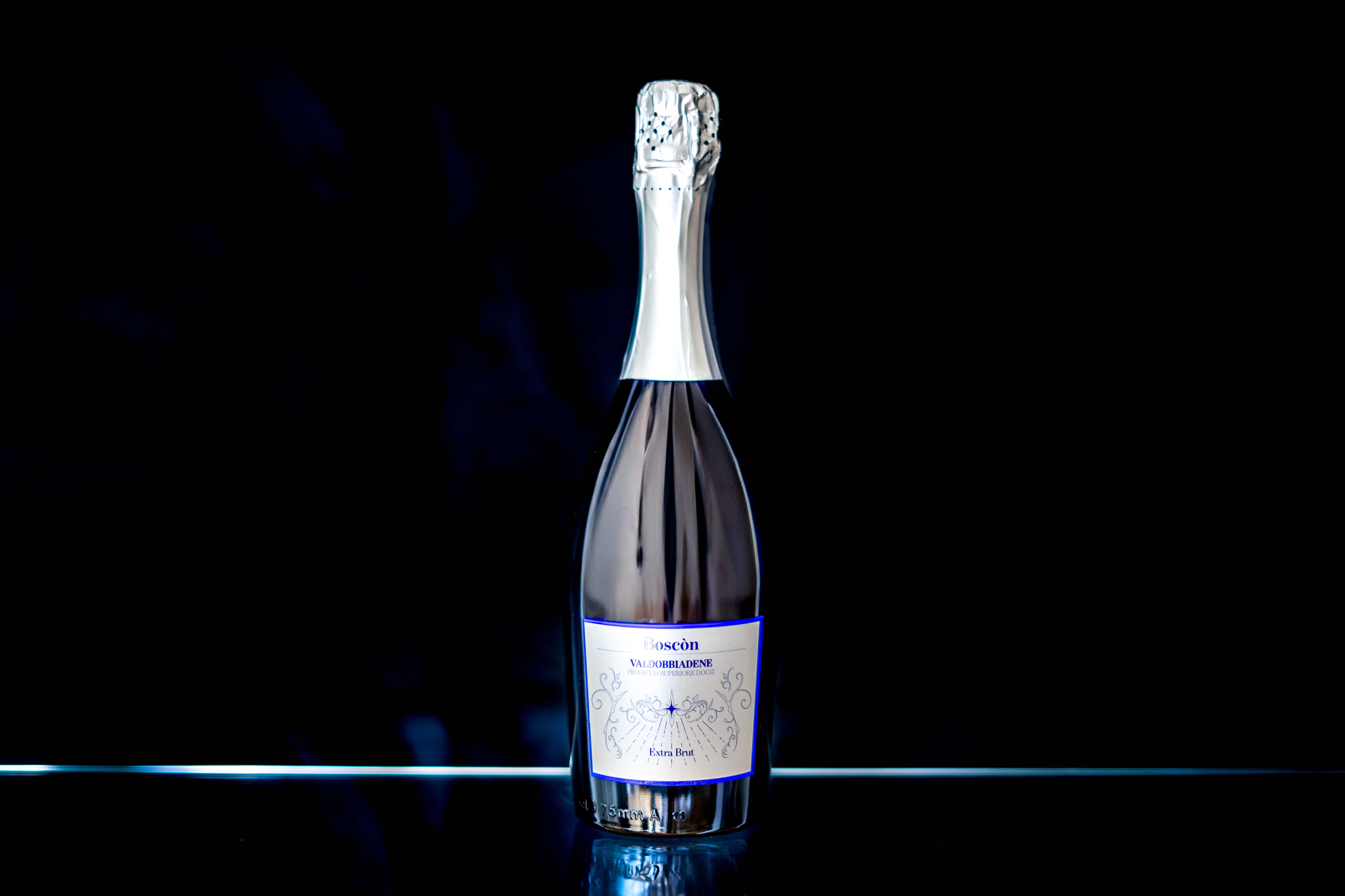 Prosecco Extra Brut shot by Riqo